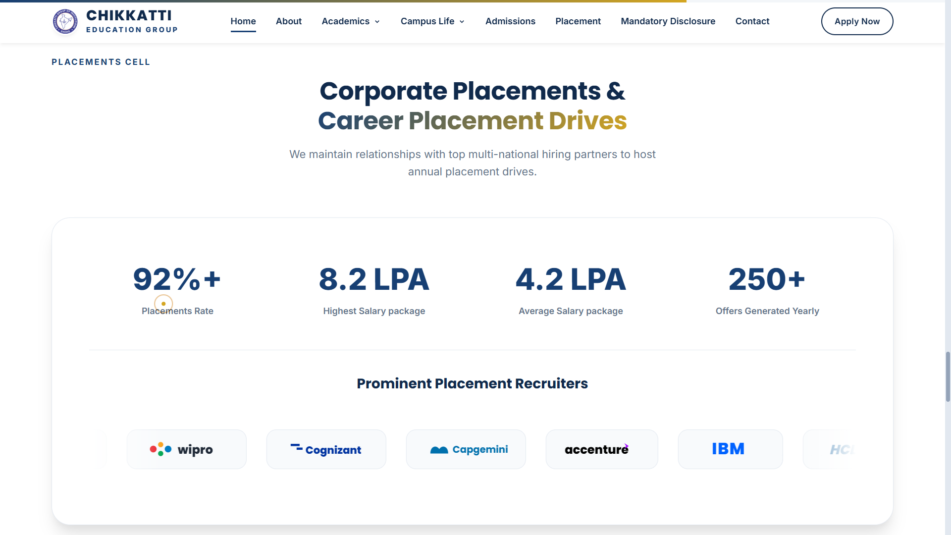 BIPIN CHIKKATTI INSTITUTIONS screenshot 3